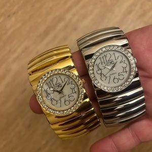 Buyer gets both jumbo stretch EKO Japan Quartz watches-they keep perfect time